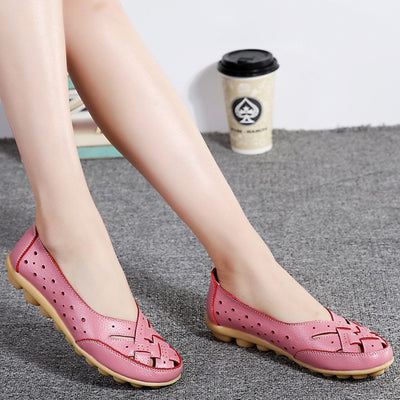 Women Flats Soft Genuine Leather