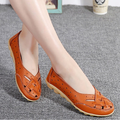 Women Flats Soft Genuine Leather