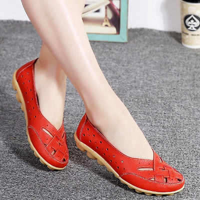 Women Flats Soft Genuine Leather