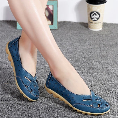 Women Flats Soft Genuine Leather