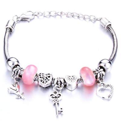 Romantic Love DIY Charm Bracelet