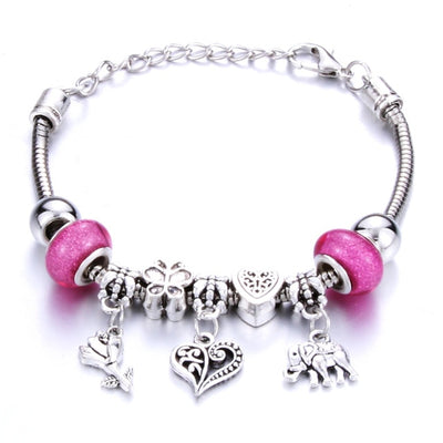 Romantic Love DIY Charm Bracelet