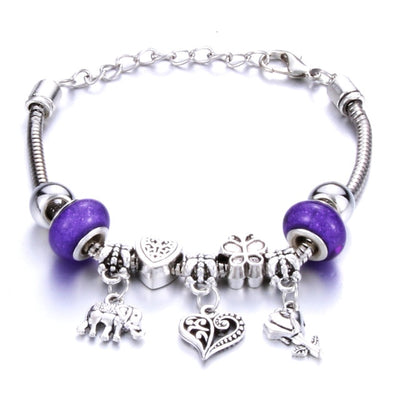 Romantic Love DIY Charm Bracelet