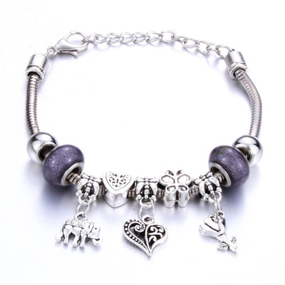 Romantic Love DIY Charm Bracelet