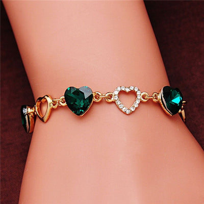 Romantic Heart Bracelets for Women
