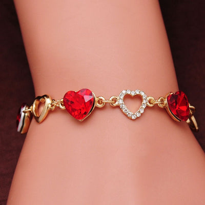 Romantic Heart Bracelets for Women