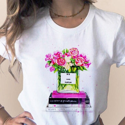 Women Clothes Print Flower