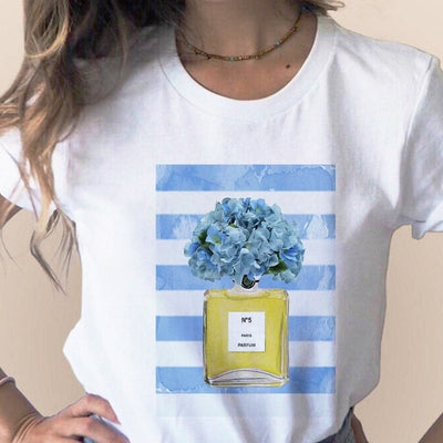 Women Clothes Print Flower