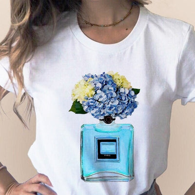 Women Clothes Print Flower