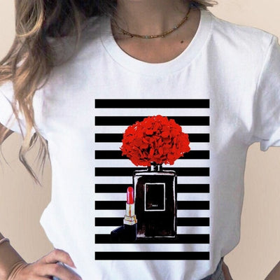 Women Clothes Print Flower