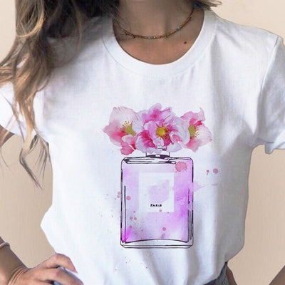 Women Clothes Print Flower