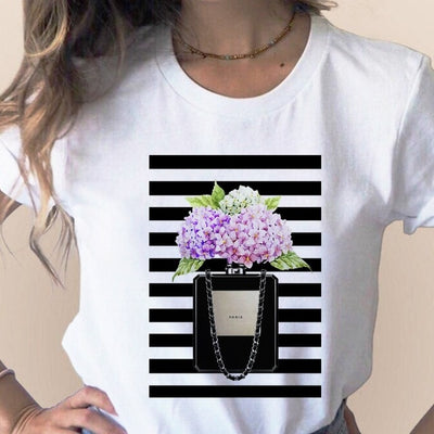 Women Clothes Print Flower