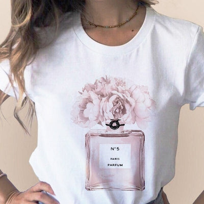 Women Clothes Print Flower