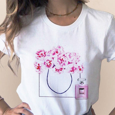 Women Clothes Print Flower