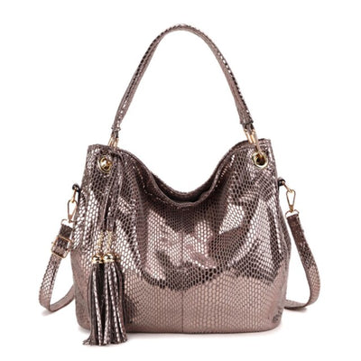 Gold Fashion Women Leather Handbags