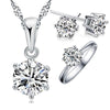 925 Sterling Silver Bridal Jewelry Sets