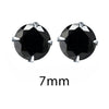 Crystal Zirconia 925 Sterling Silver Stud Earrings