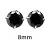 Crystal Zirconia 925 Sterling Silver Stud Earrings