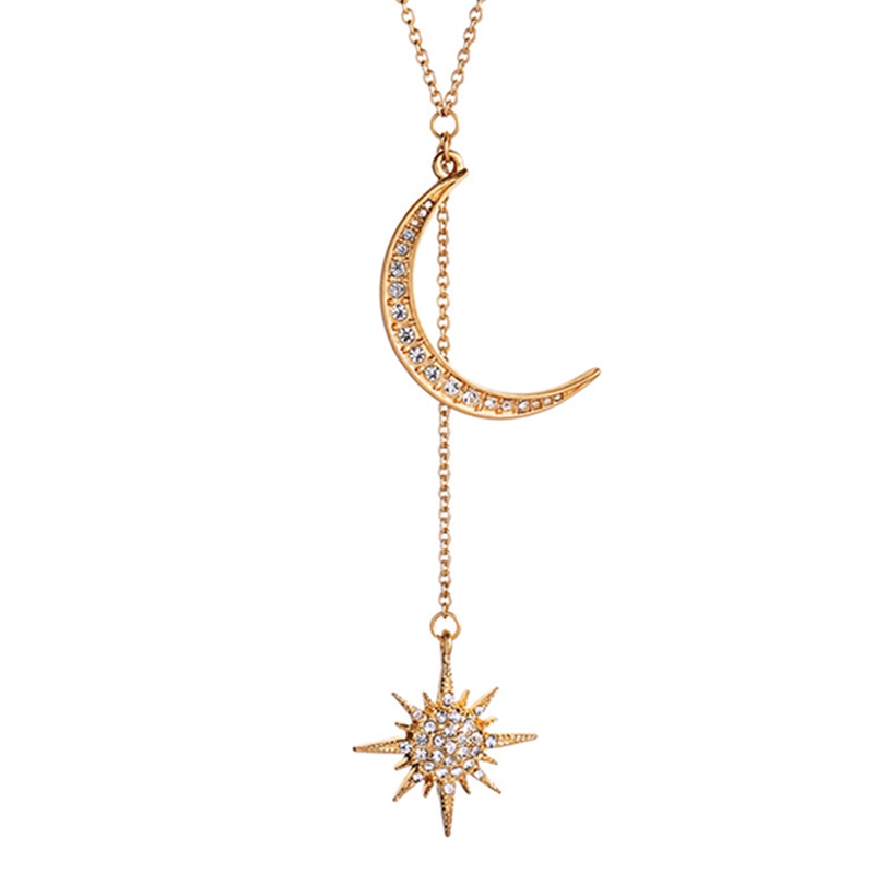 Bohemian Star Moon Pendant
