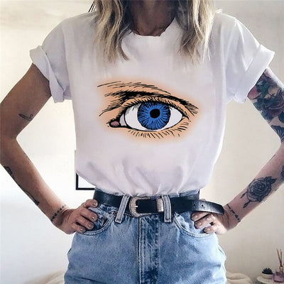 Women T-shirt Princess Makeup
