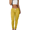 Lace Up Waist Casual Women Pants