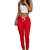 Lace Up Waist Casual Women Pants
