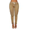 Lace Up Waist Casual Women Pants