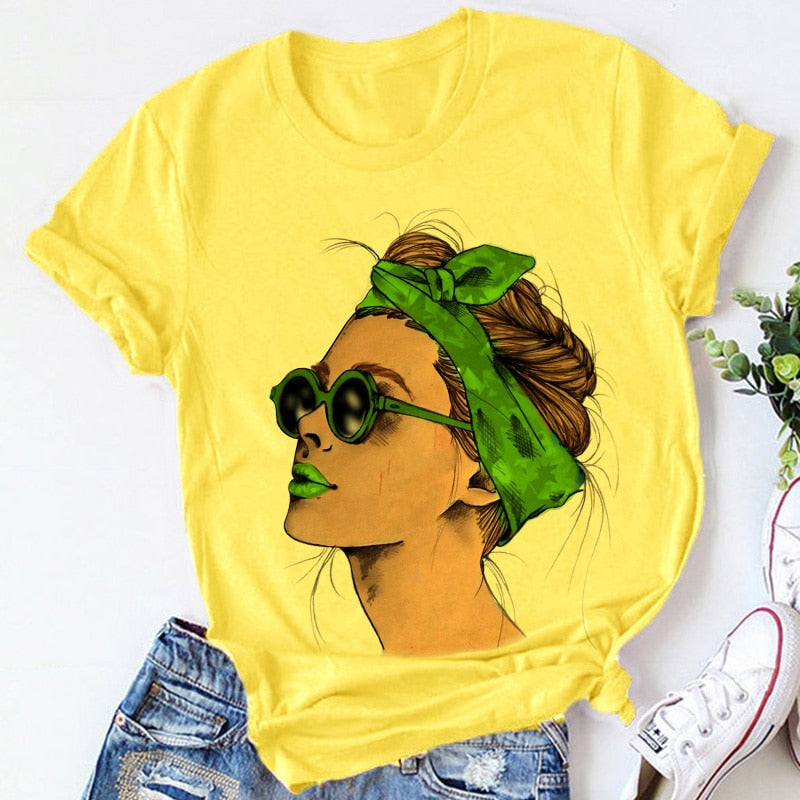 Yellow Plus Size T-shirt