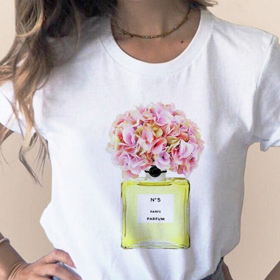 Women Clothes Print Flower