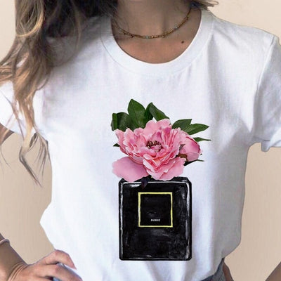 Women Clothes Print Flower