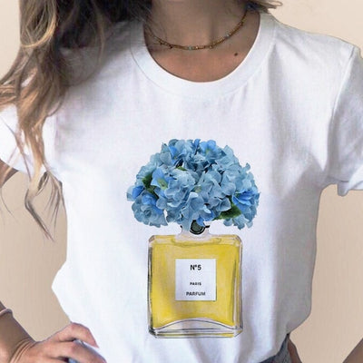 Women Clothes Print Flower