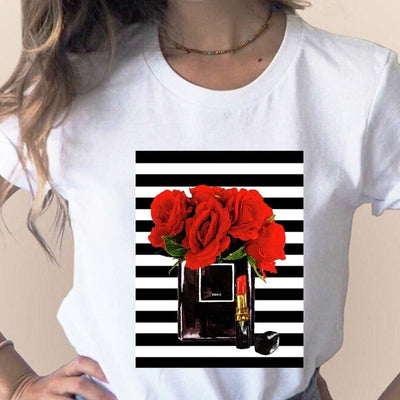Women Clothes Print Flower
