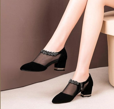 Summer mesh Peep Toe sandals