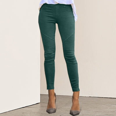Lace Up Waist Casual Women Pants