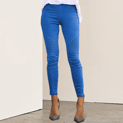 Lace Up Waist Casual Women Pants