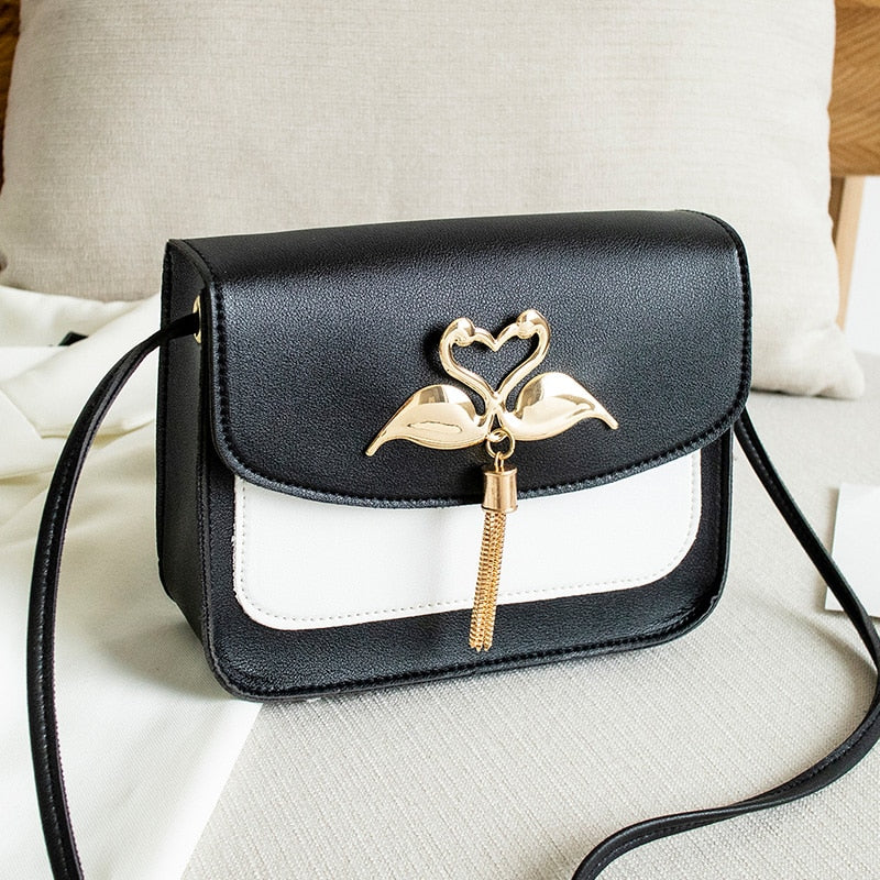 Women Fashion Color Block Crossbody Bag