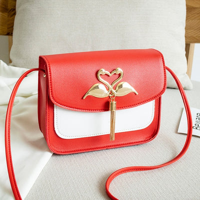 Women Fashion Color Block Crossbody Bag