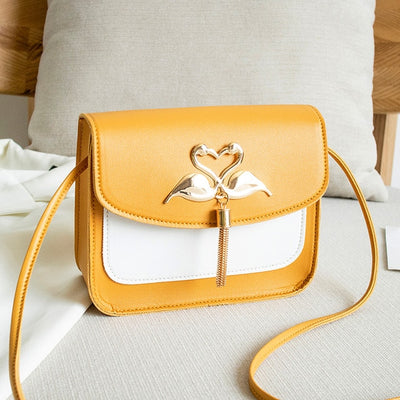 Women Fashion Color Block Crossbody Bag
